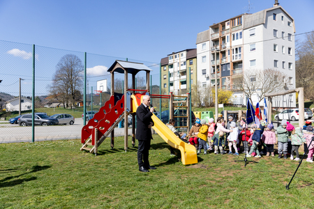 ODPRTJE DVEH  OTROŠKIH IGRIŠČ V KOŠANI 6.3.2026 - Valter Leban-0560